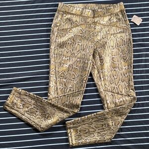 FREE PEOPLE | Snake-Skin Leggings